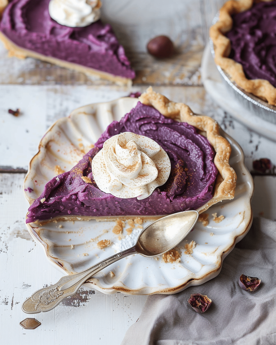 Purple Sweet Potato Pie