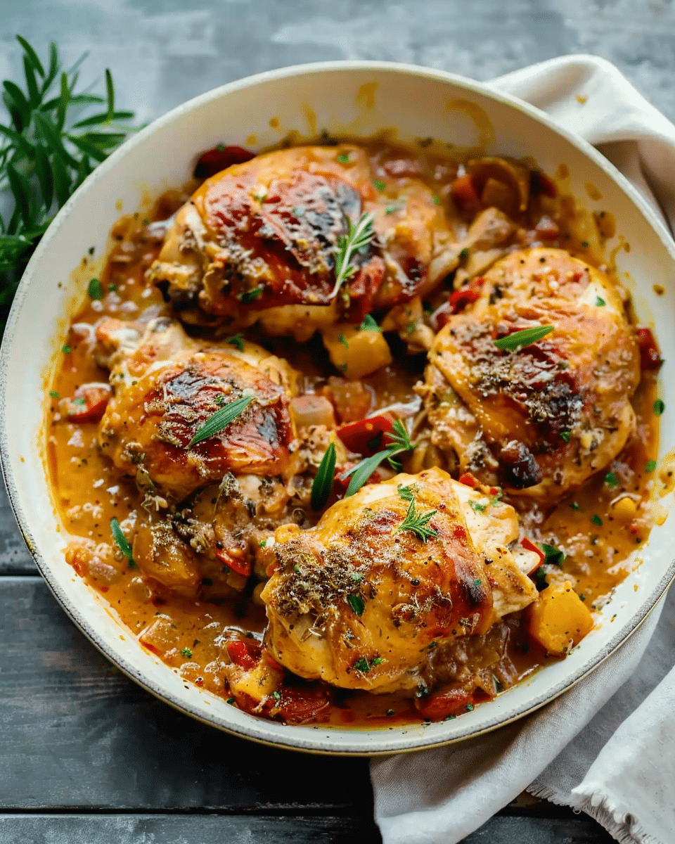 Roman Chicken Cacciatore