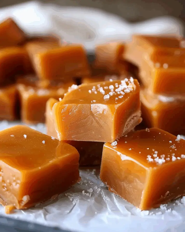 Salted Pumpkin Caramels