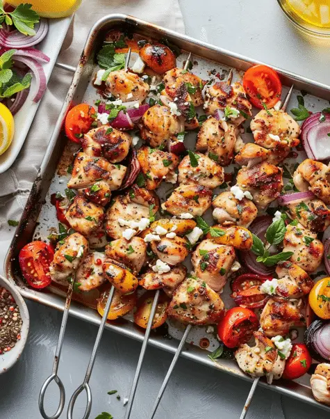 Sheet-Pan Chicken Souvlaki
