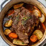 The Best Dutch Oven Pot Roast (Slow Cooker Option!)