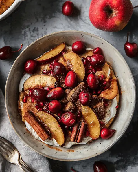 Spiced Baked Fruit (Apples & Pears)