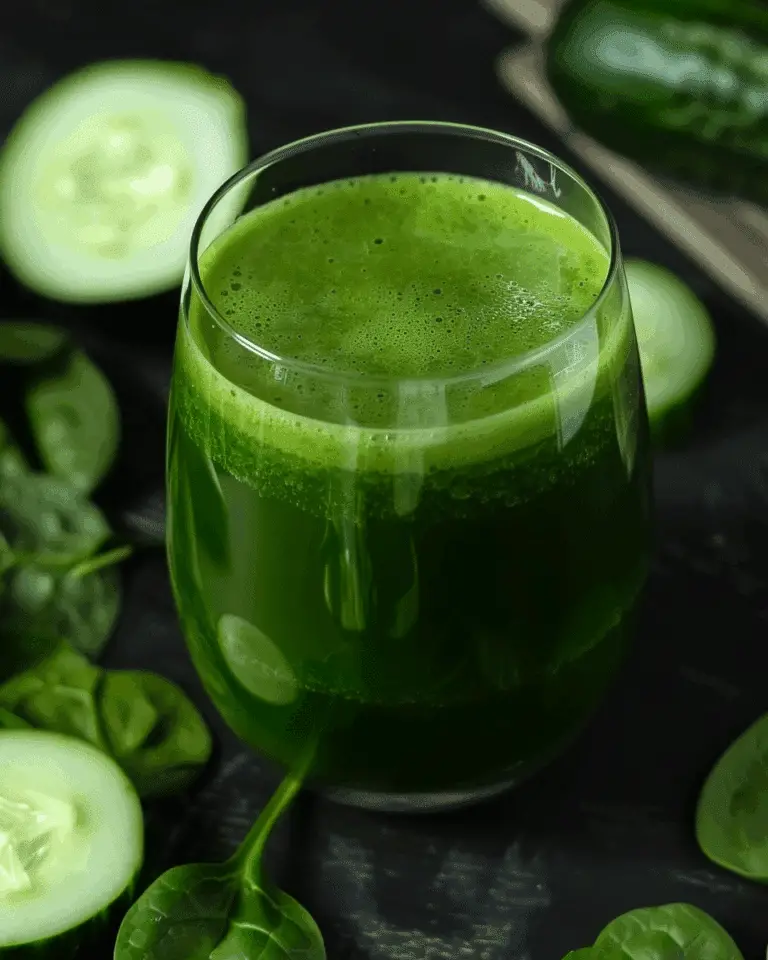 Spinach Cucumber Green Juice
