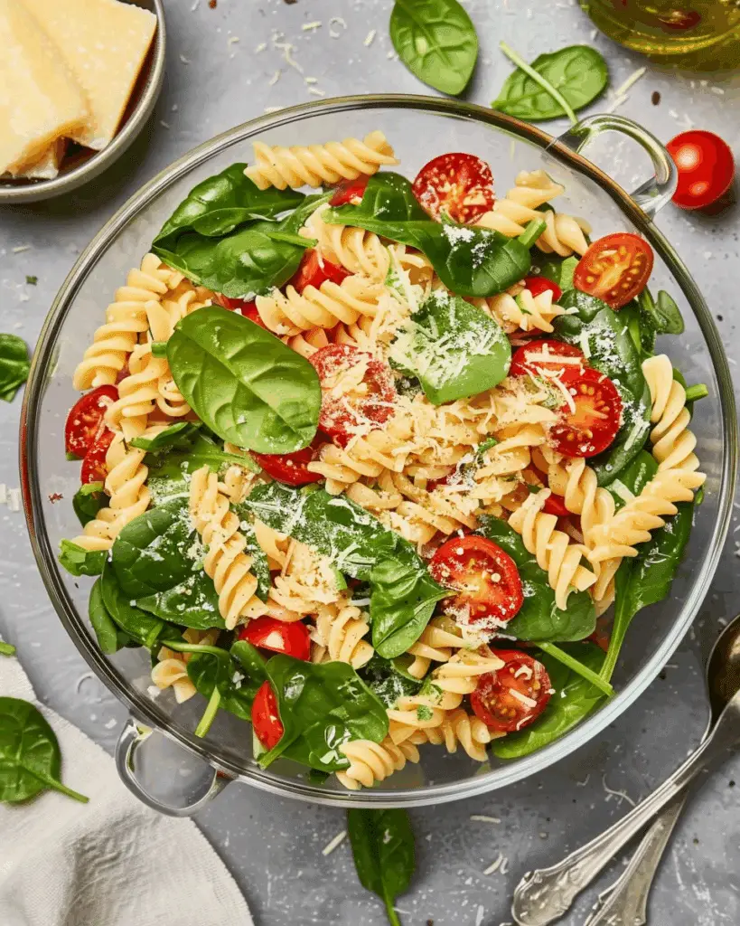 Spinach Pasta Salad