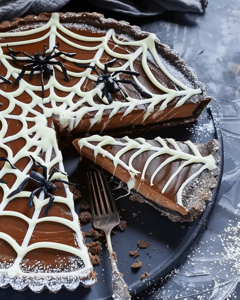 Spooky Spider Web Tart