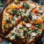 Cold Veggie Pizza (Homemade Appetizer)