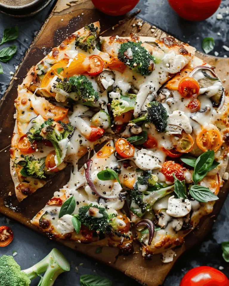 Cold Veggie Pizza (Homemade Appetizer)