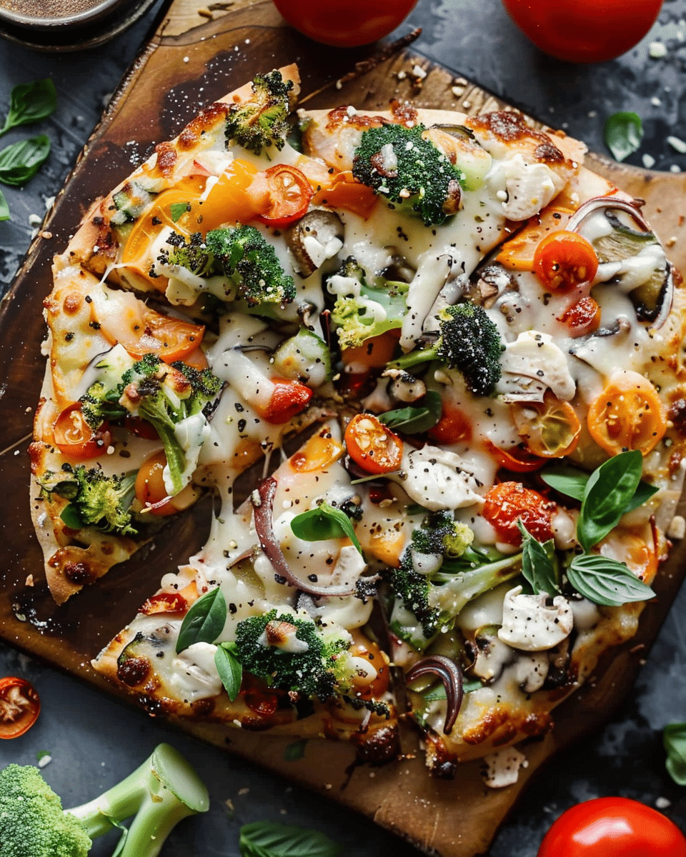 Cold Veggie Pizza (Homemade Appetizer)