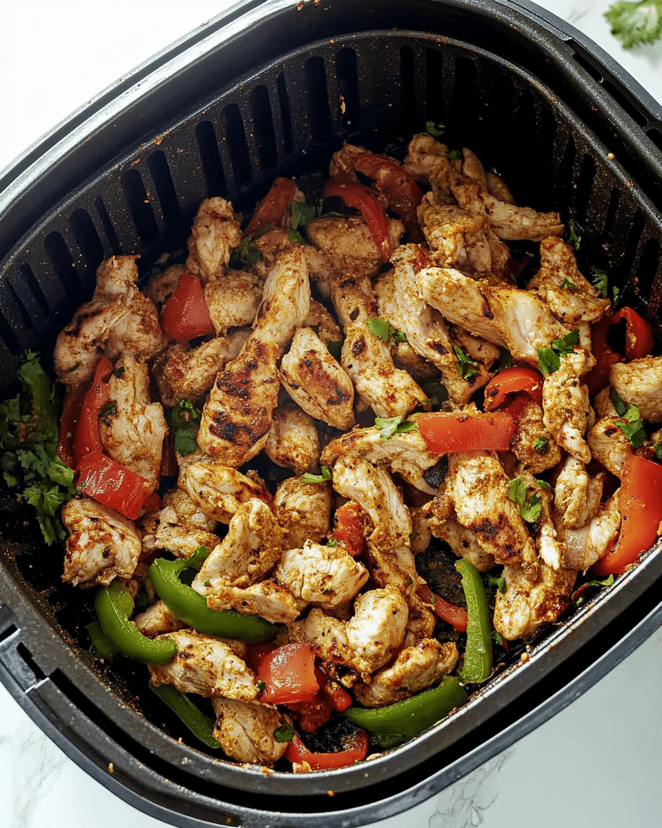 Air Fryer Chicken Shawarma Wrap