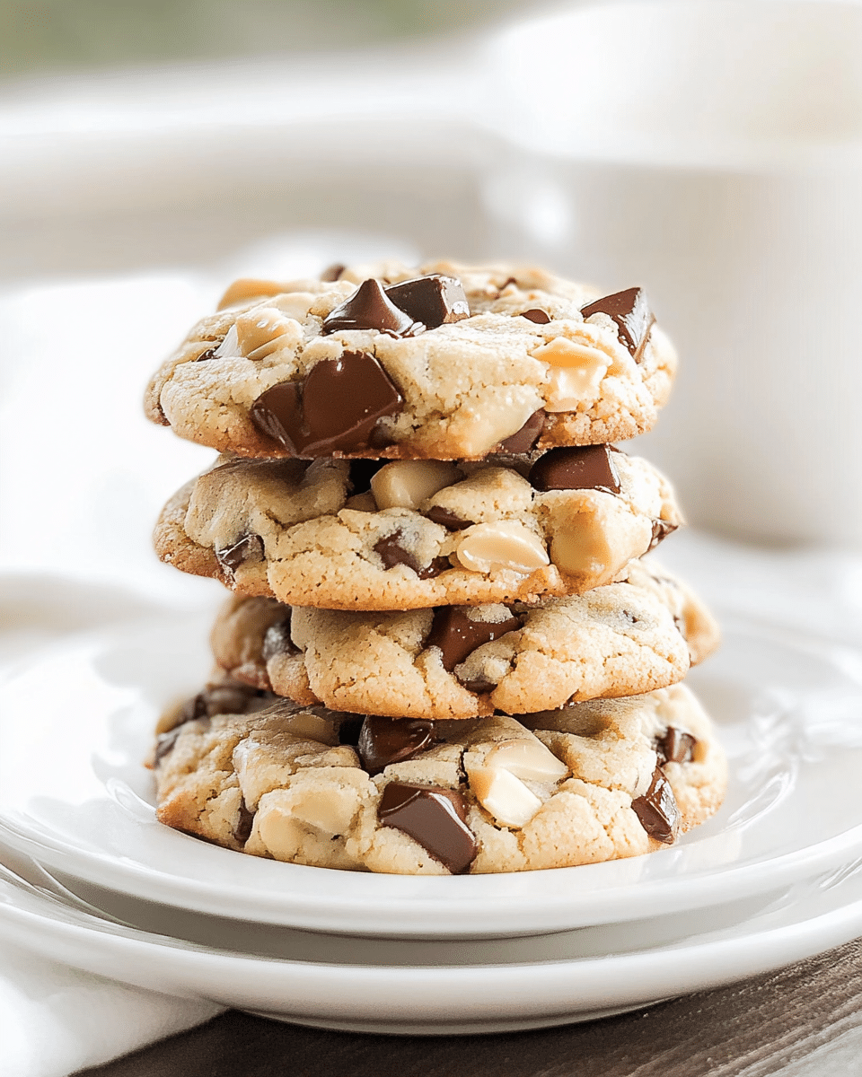 Almond Toffee Chocolate Chunk Cookies