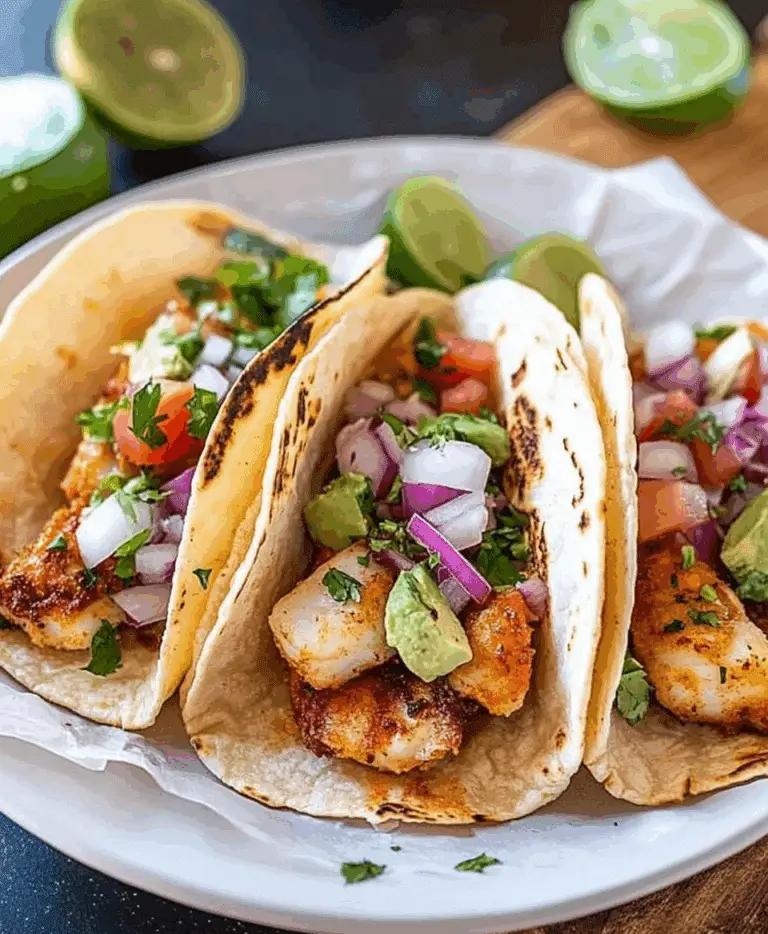 Baked Fish Tacos