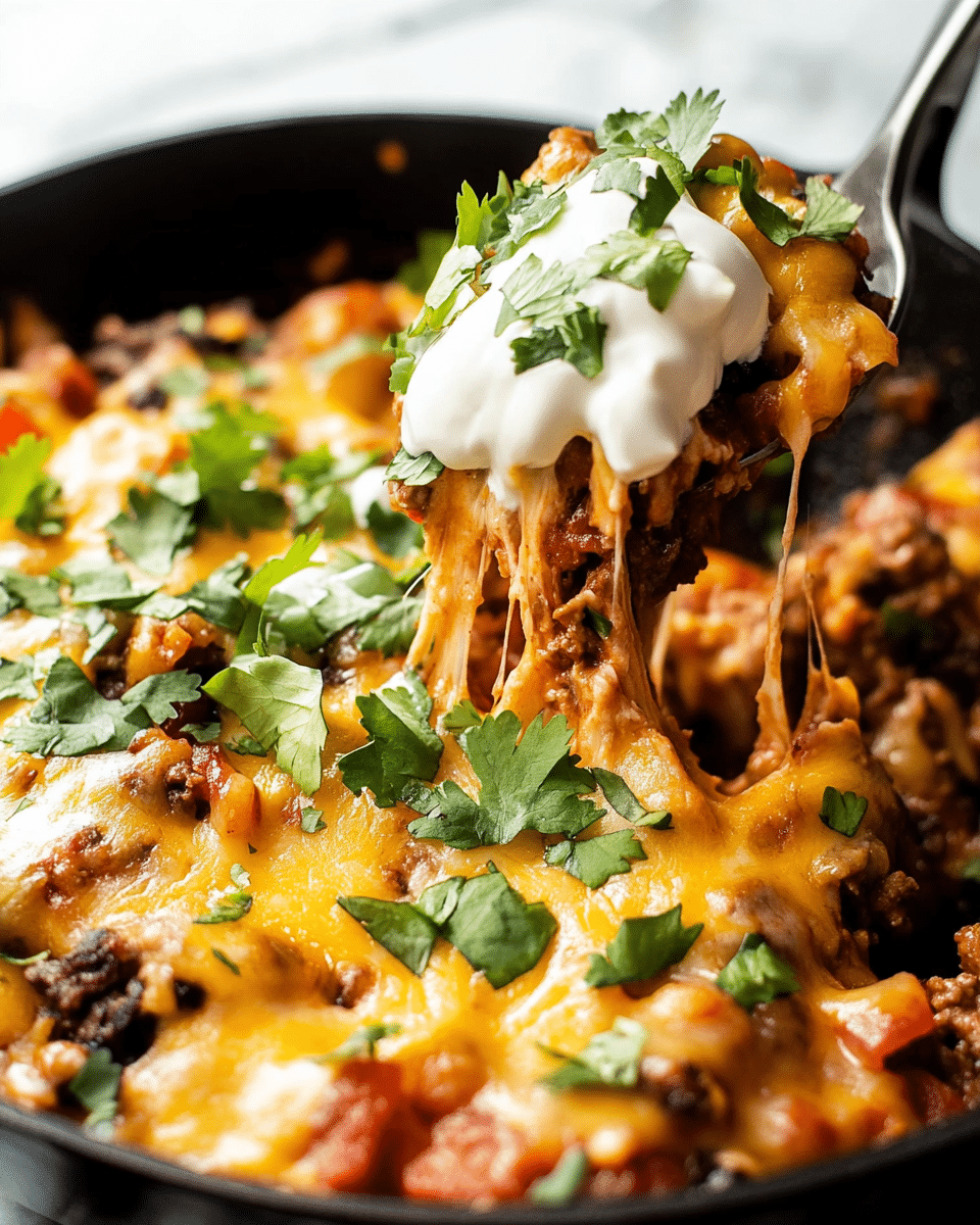 Beef Taco Skillet
