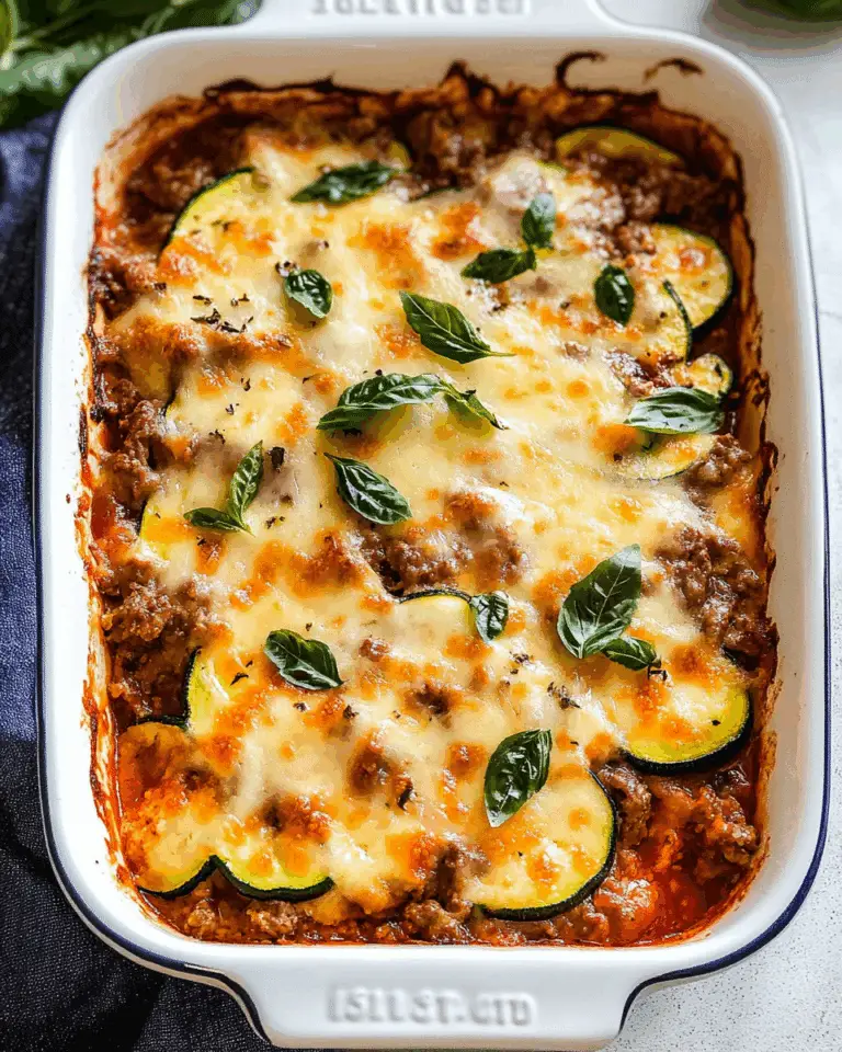 Beef Zucchini Casserole