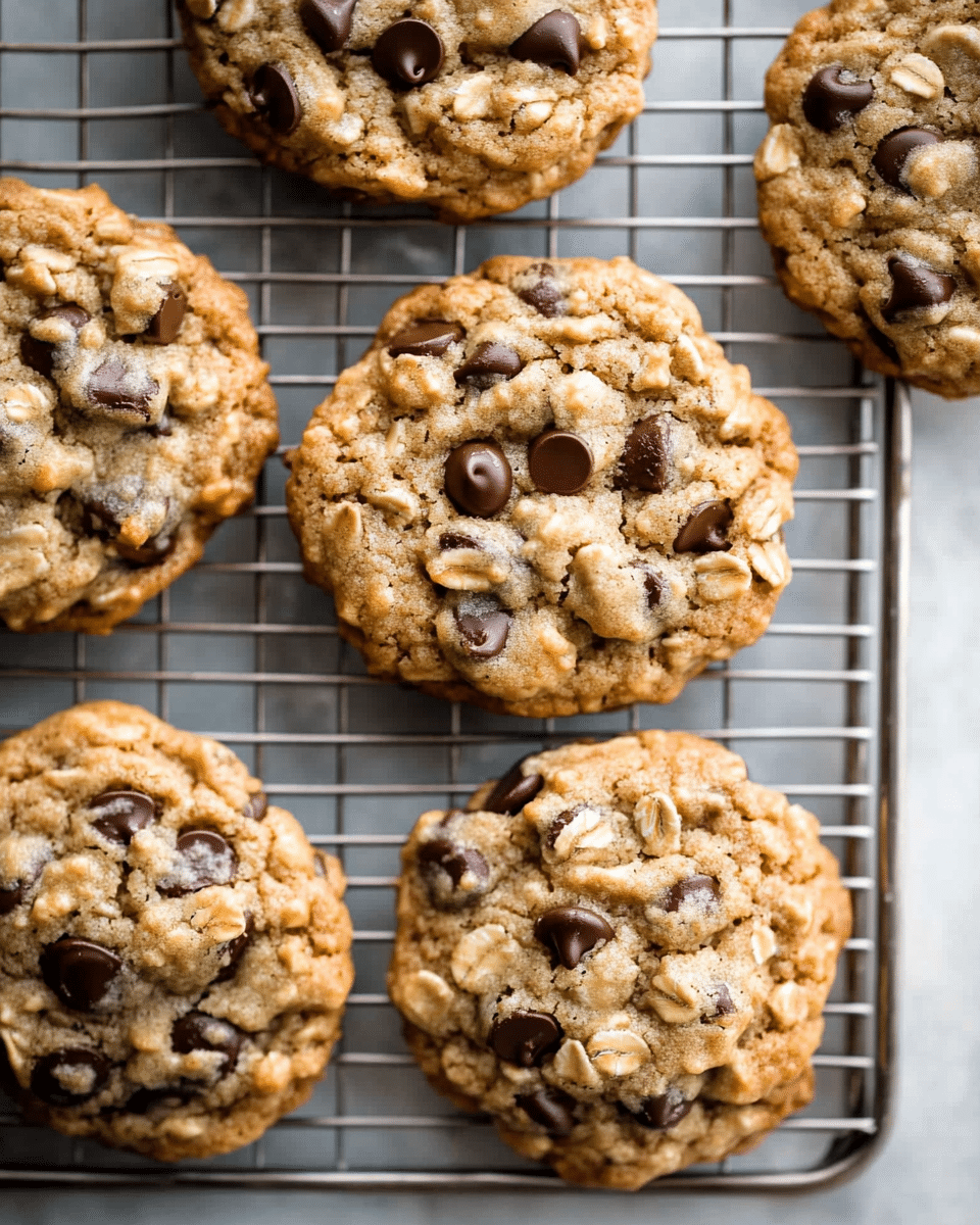 Peanut Butter Oatmeal Chocolate Chip Cookies