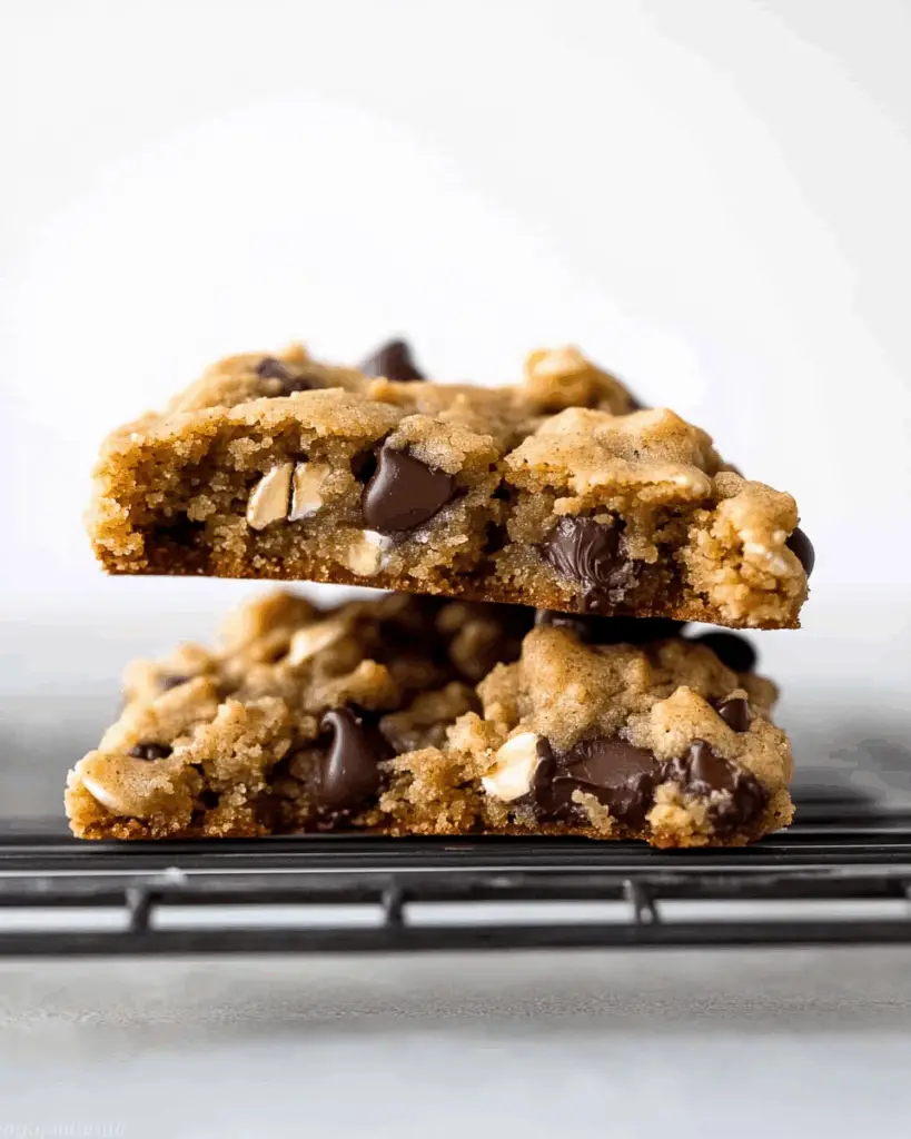 Peanut Butter Oatmeal Chocolate Chip Cookies