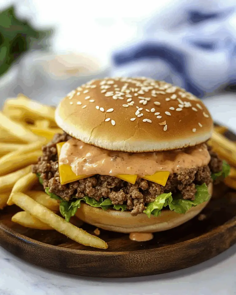 Big Mac Sloppy Joes