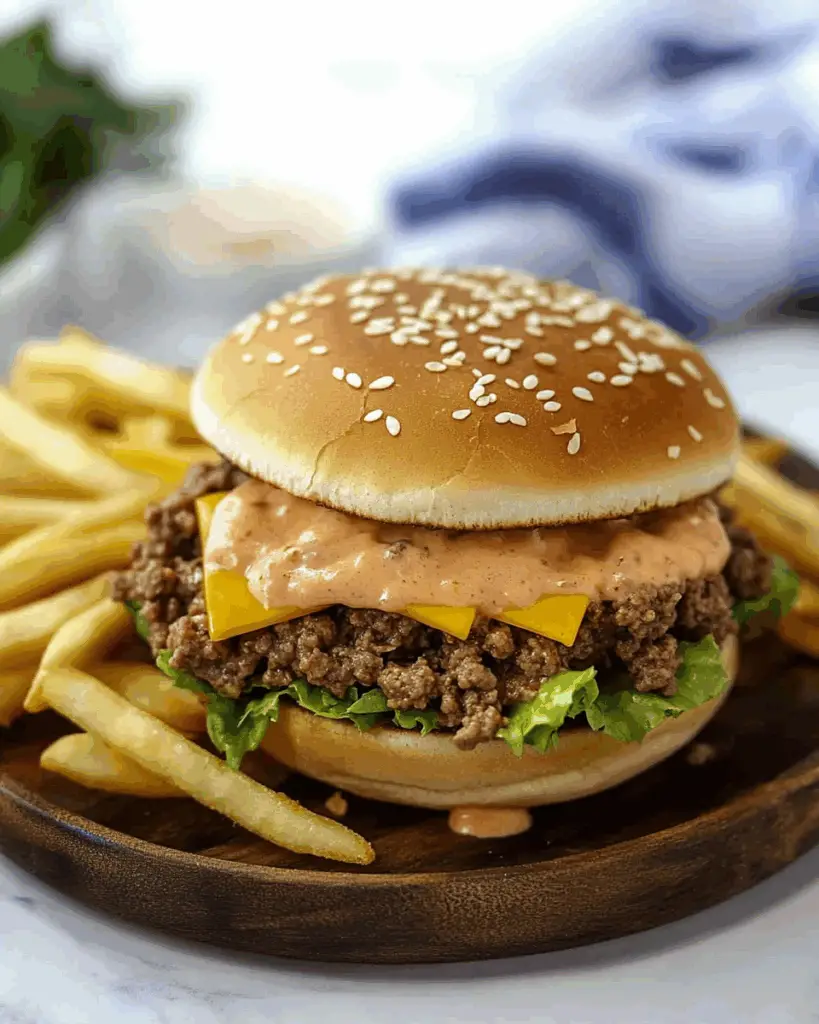 Big Mac Sloppy Joes