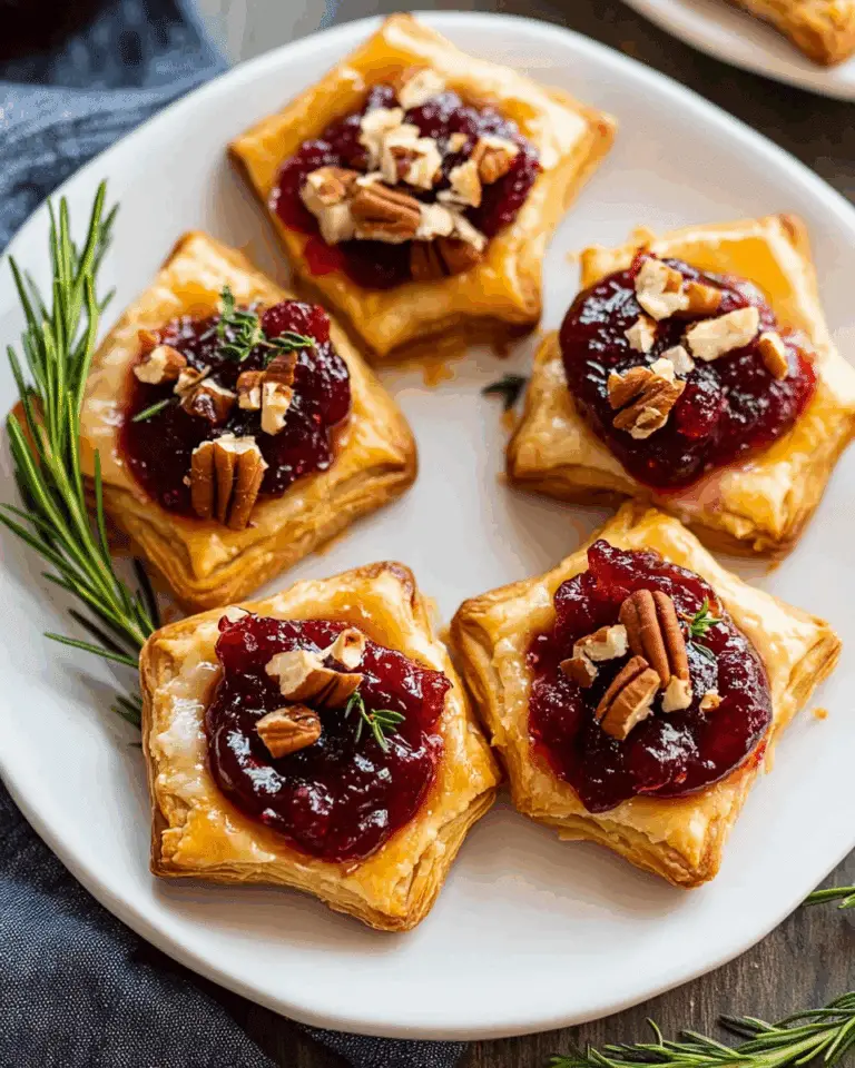 Brie Bites with Cranberry