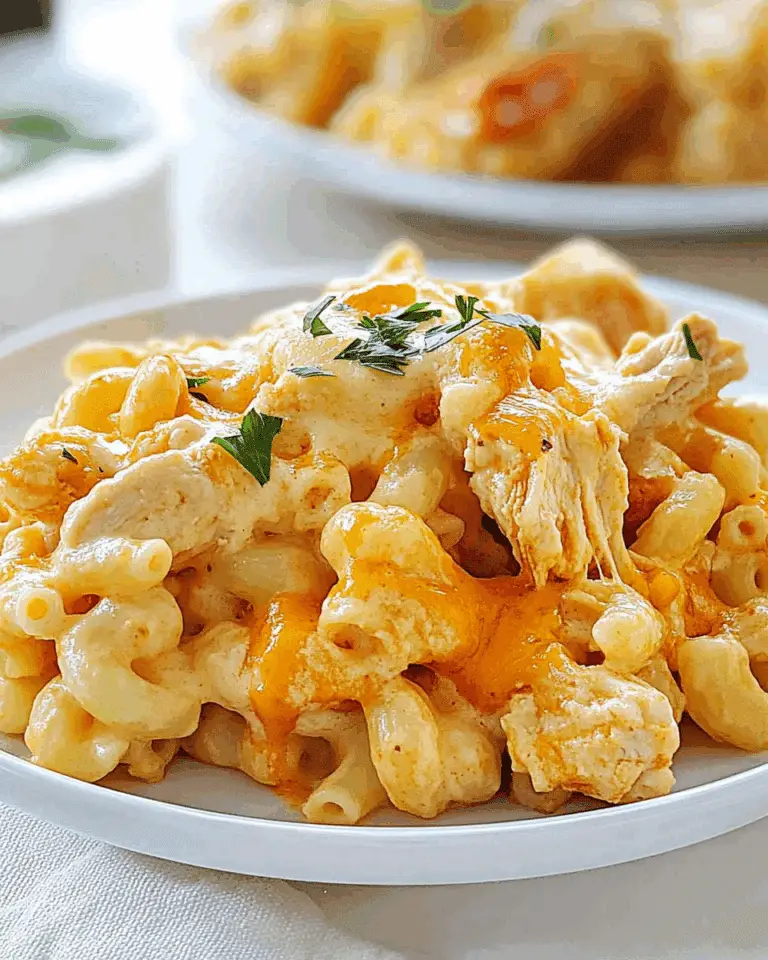 Buffalo Chicken Macaroni and Cheese