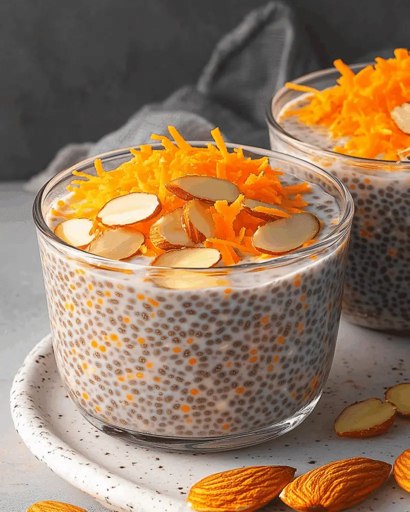Carrot Cake Chia Pudding