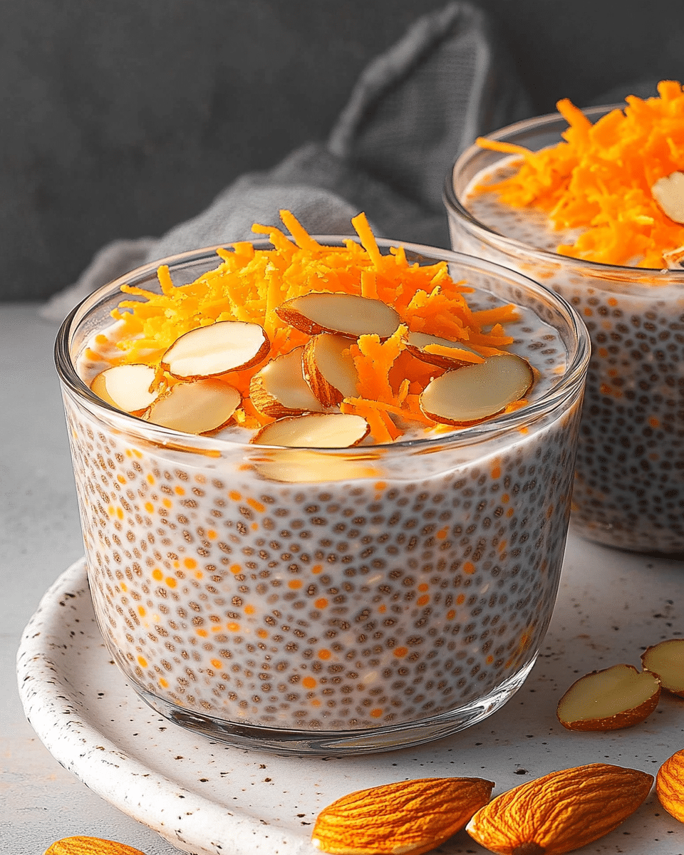 Carrot Cake Chia Pudding