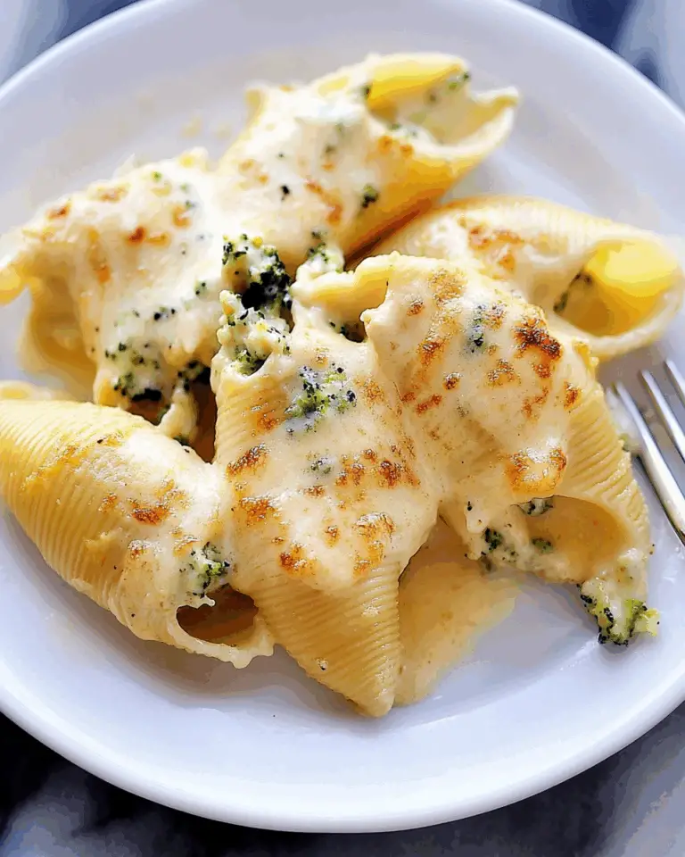 Chicken Alfredo Stuffed Shells