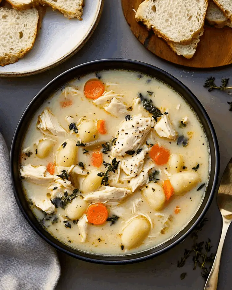 Chicken Gnocchi Soup
