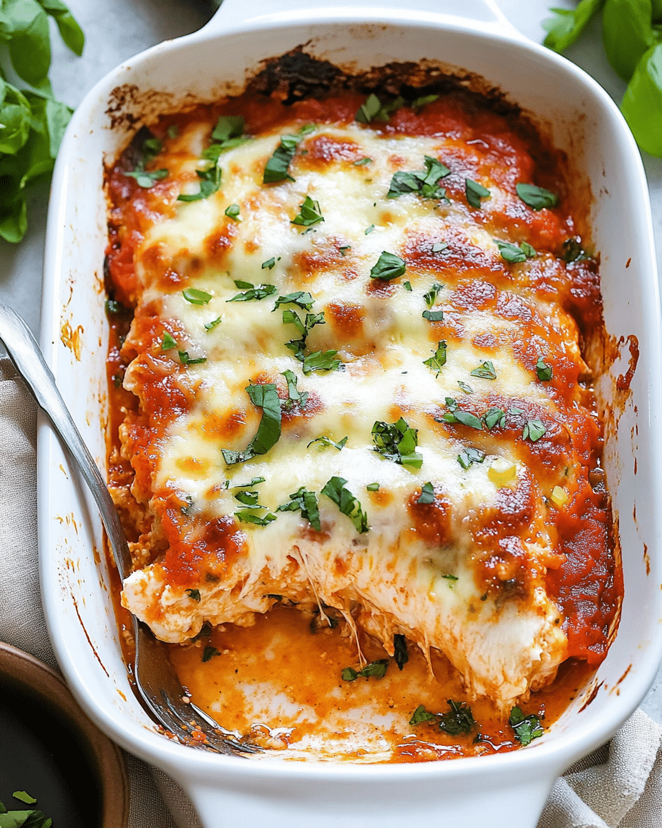 Chicken Mozzarella Bake