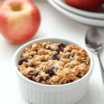 Chocolate Chip Cookie Apple Crumble For Two