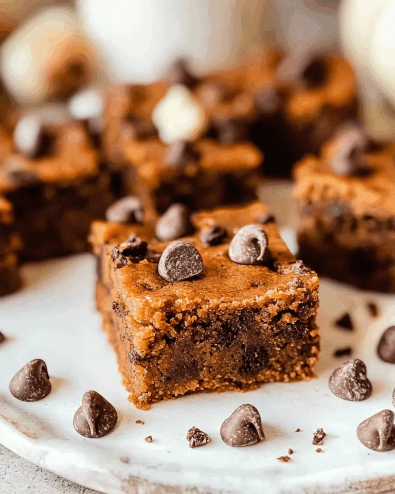 Chocolate Chip Pumpkin Bars