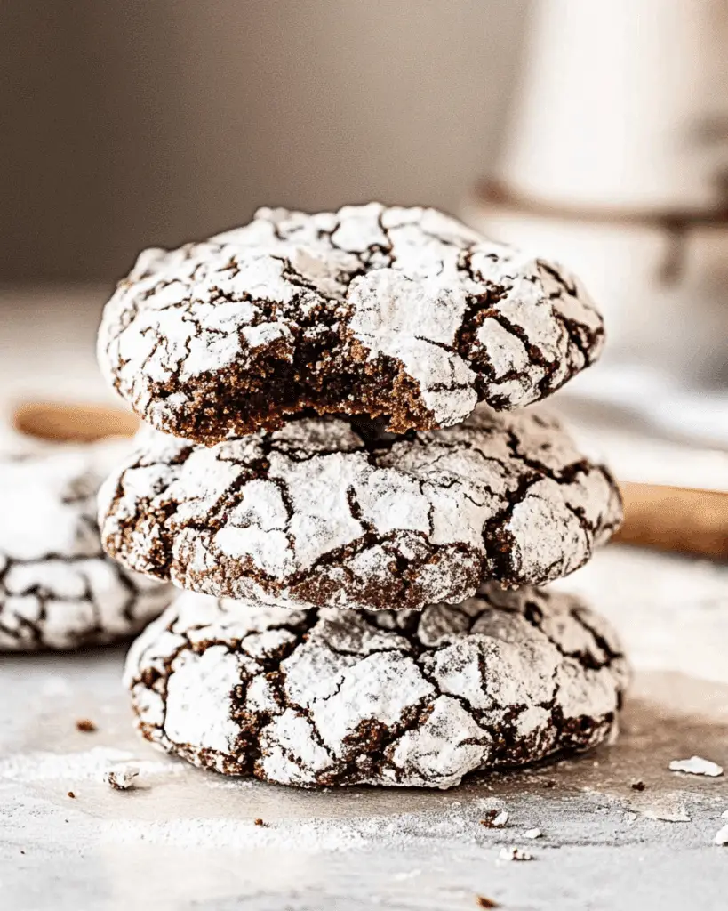 Chocolate Crinkle Cookies