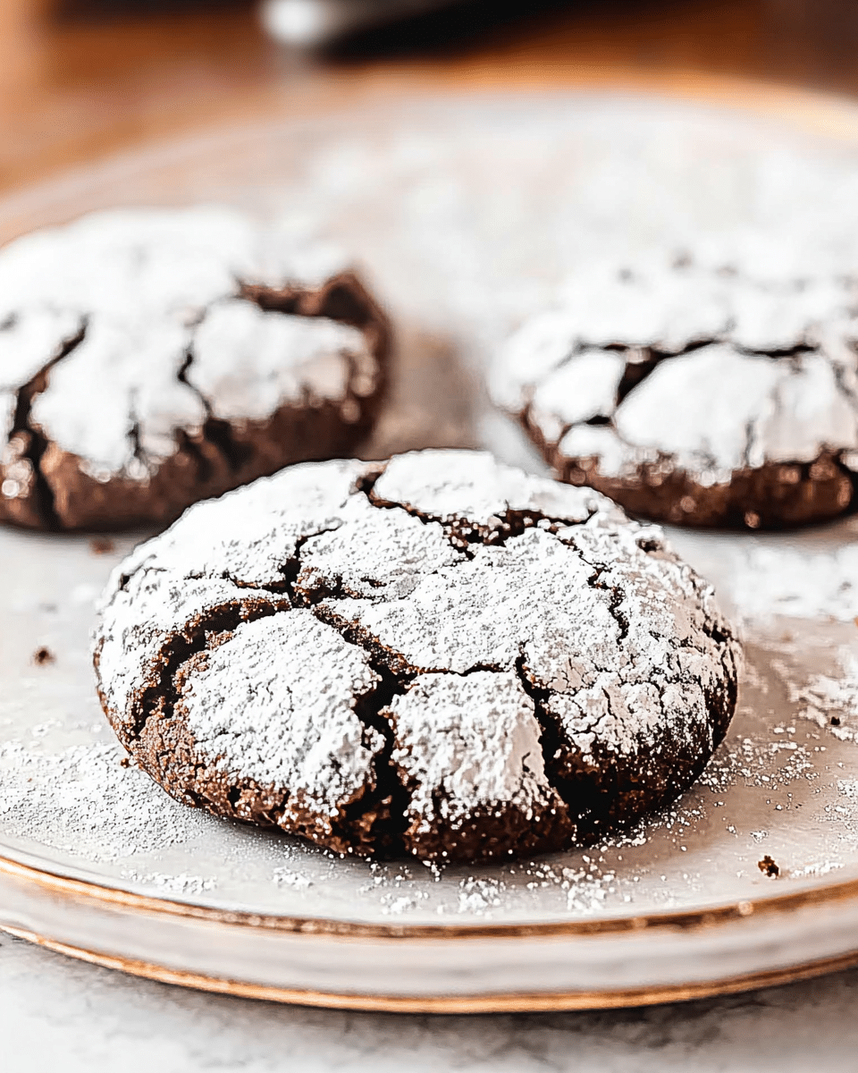 Chocolate Crinkle Cookies