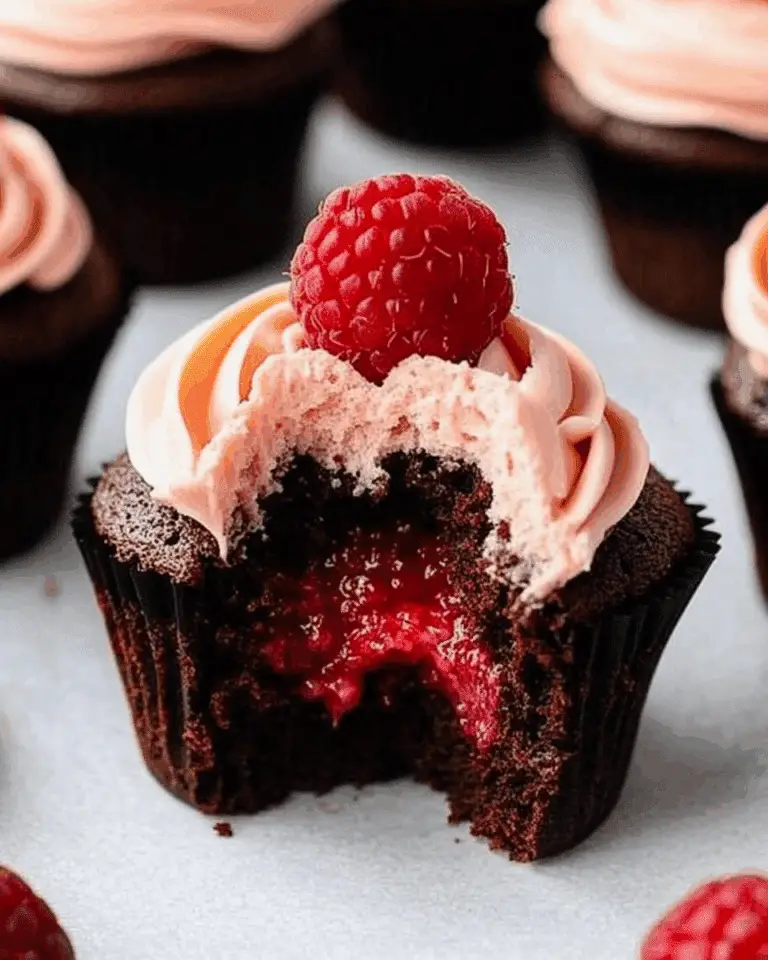 Chocolate Raspberry Cupcakes
