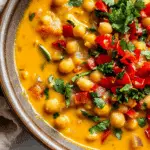 Coconut Chickpea Curry Soup