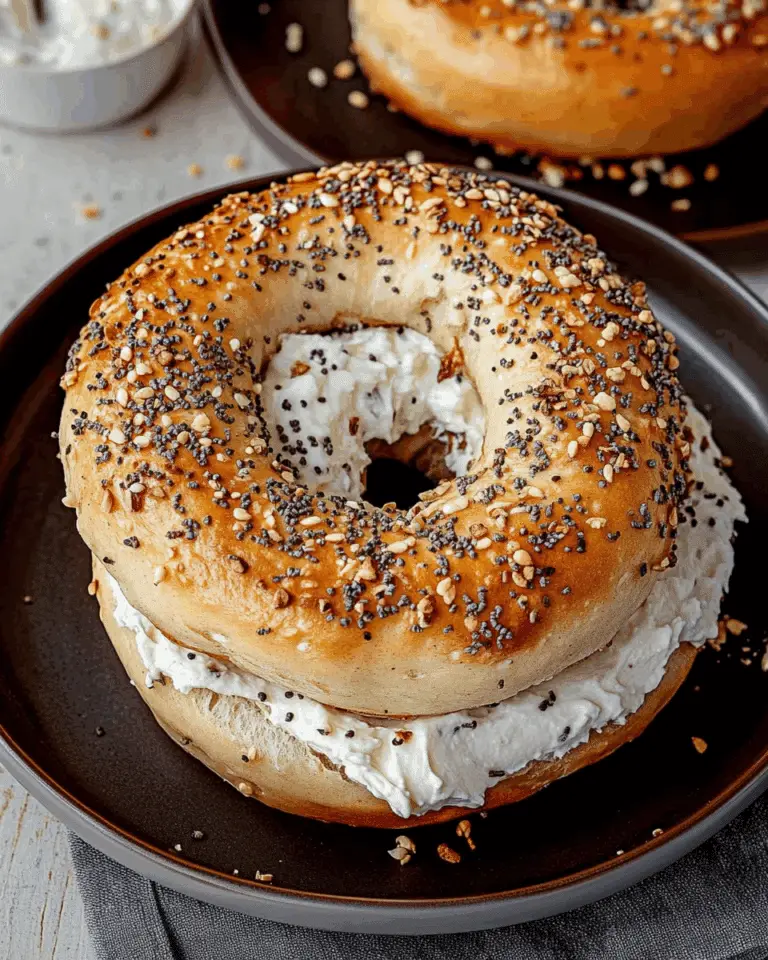 Cottage Cheese Protein Bagel