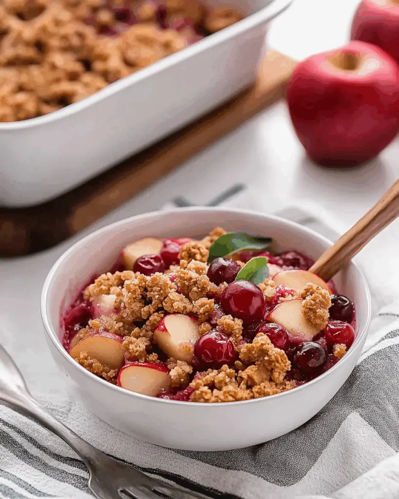 Cranberry Apple Crisp