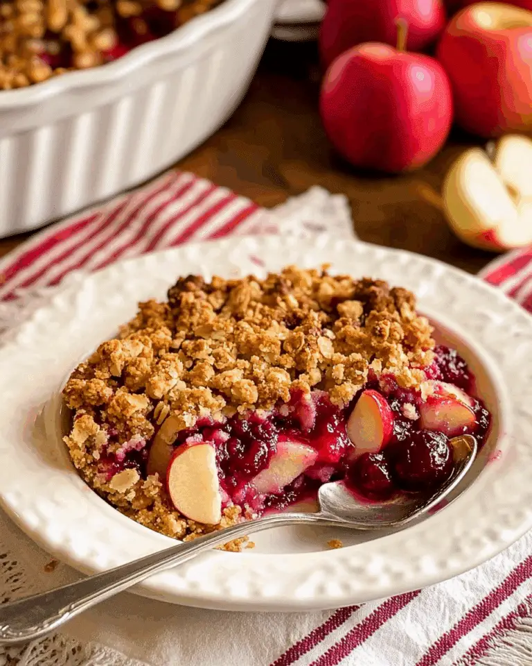 Cranberry Apple Crisp