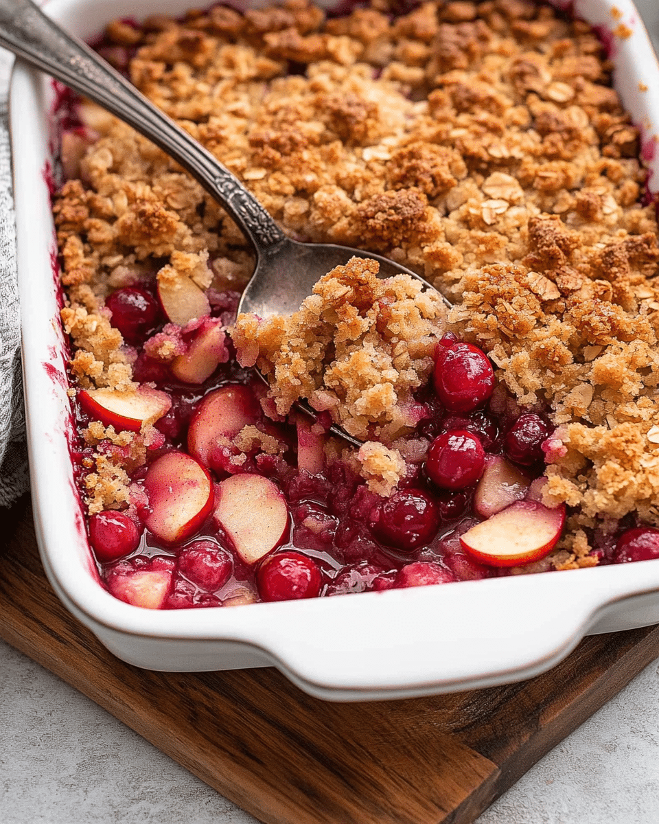 Cranberry Apple Crisp