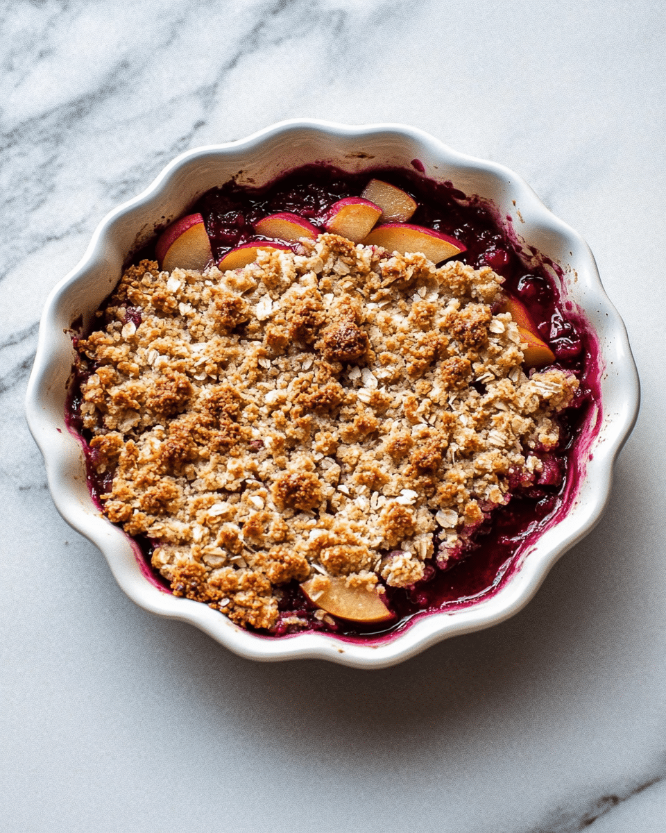 Cranberry Apple Crisp