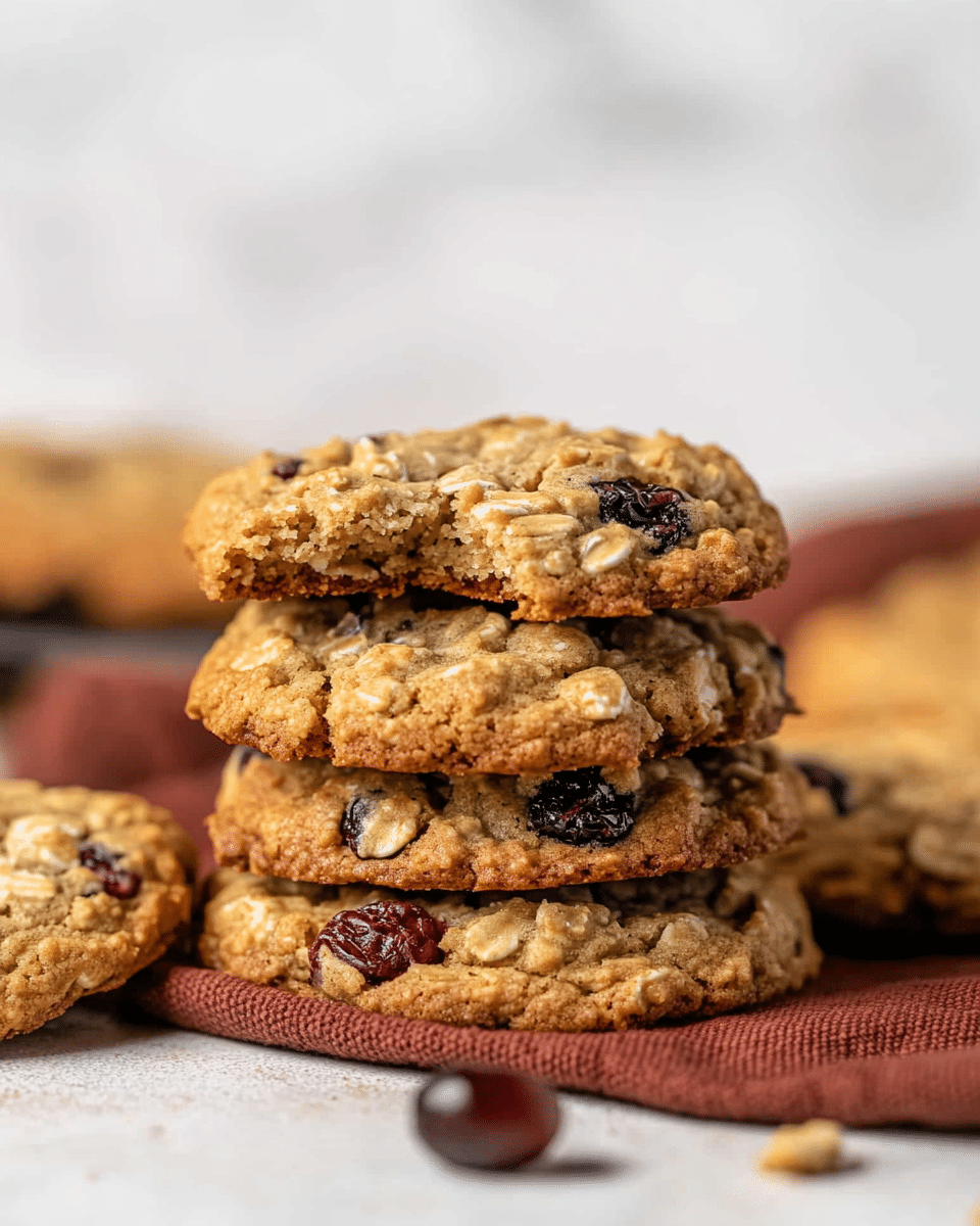 Cranberry White Chocolate Oatmeal Cookies