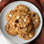 Cranberry White Chocolate Oatmeal Cookies