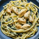 Creamy Chicken and Spinach Pasta