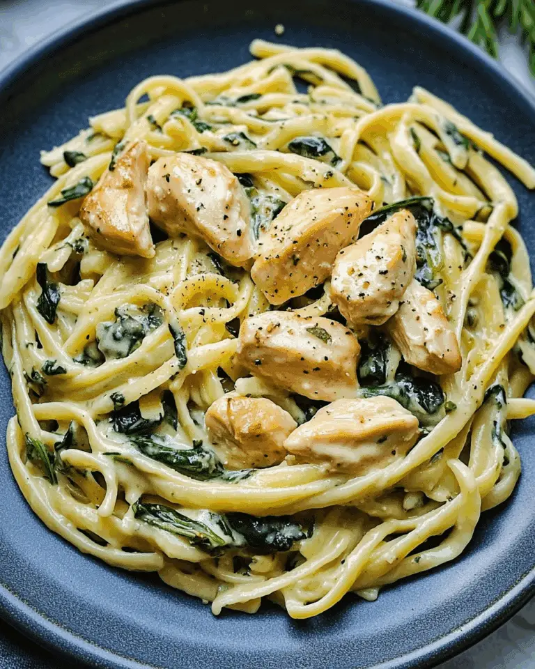 Creamy Chicken and Spinach Pasta