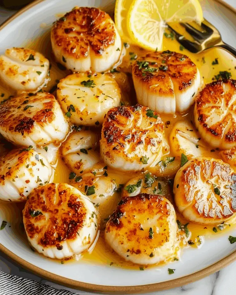 Creamy Lemon Butter Scallops