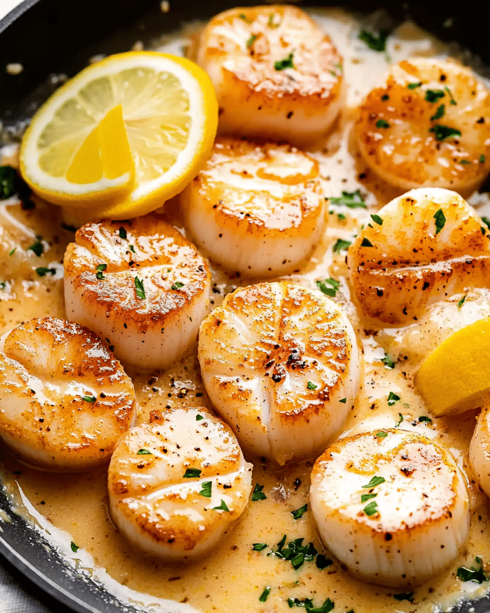 Creamy Lemon Butter Scallops
