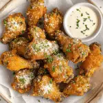 Crispy Baked Garlic Parmesan Chicken Wings