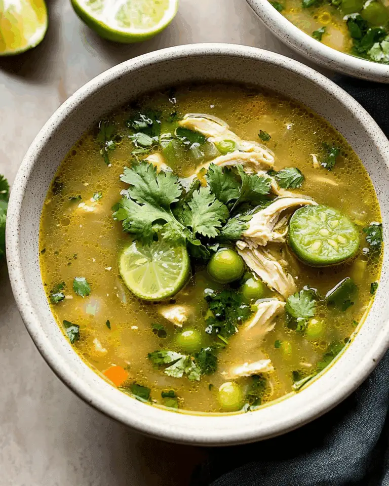 Crockpot Chicken Tomatillo Soup