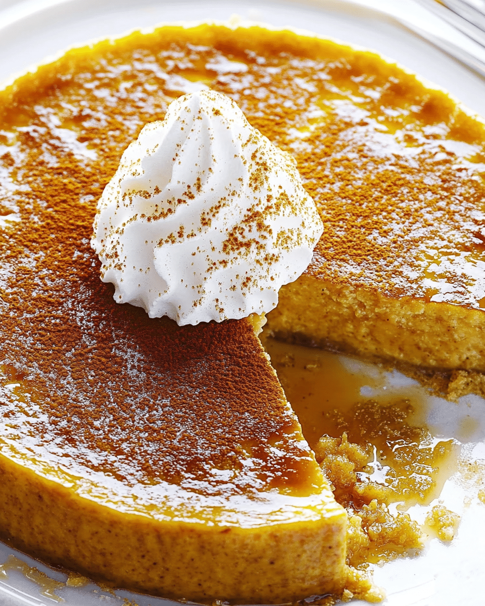 Crustless Pumpkin Pie
