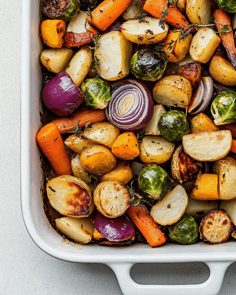 Garlic Herb Oven Roasted Vegetables