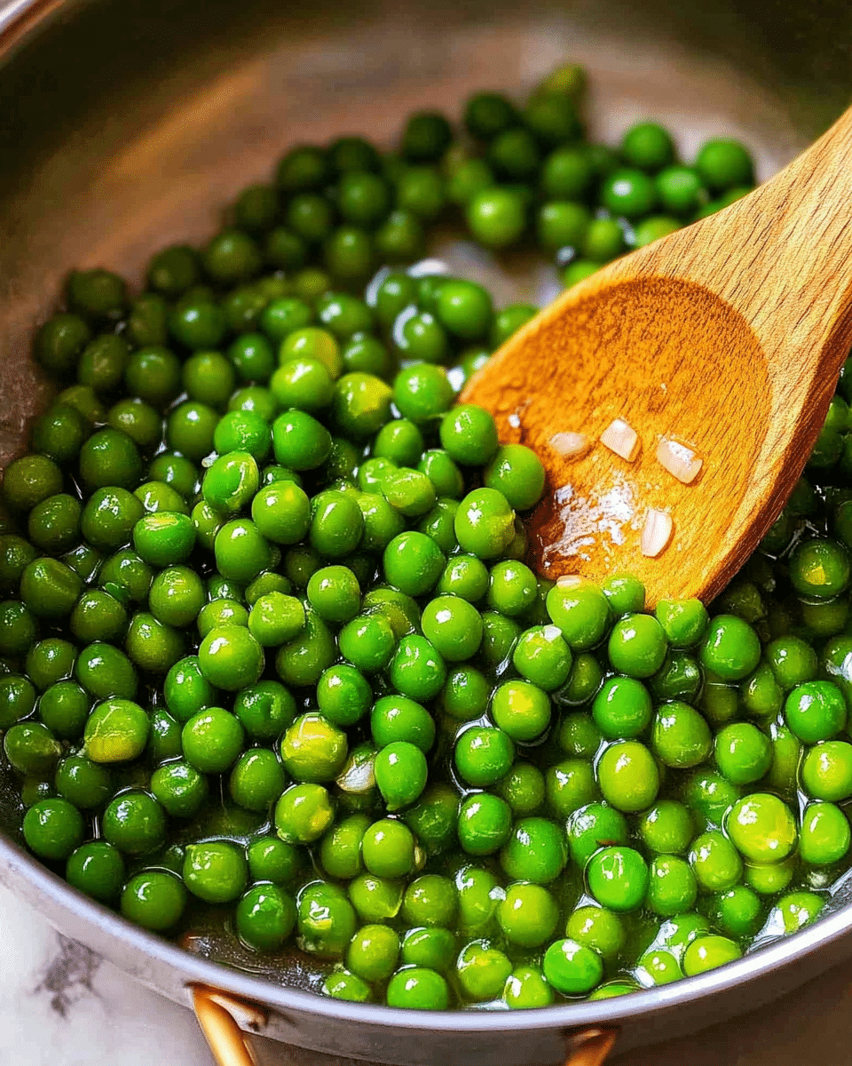 Garlic Buttered Peas